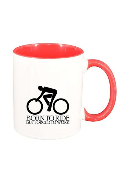INOVATIX Personalized white mug, Legend, red interior, D84, INOVATIX®. 330ml