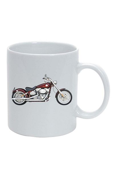 INOVATIX Personalized white mug, Motor, white, D53, INOVATIX®. 330ml