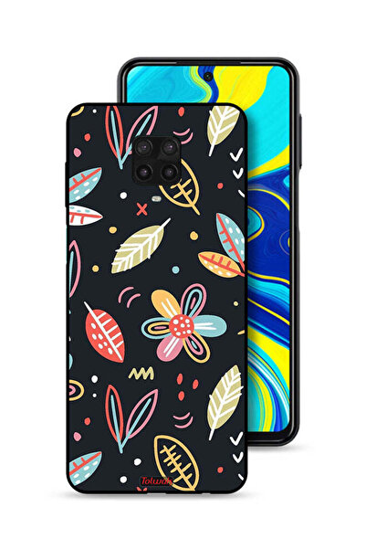Tolwak غطاء حماية لهاتف شاومي ريدمي نوت 9 برو، زهور وأوراق، فن تجريدي