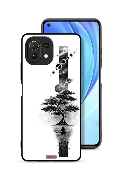 Tolwak Xiaomi Mi 11 Lite Protective Case Cover Earth Space Art