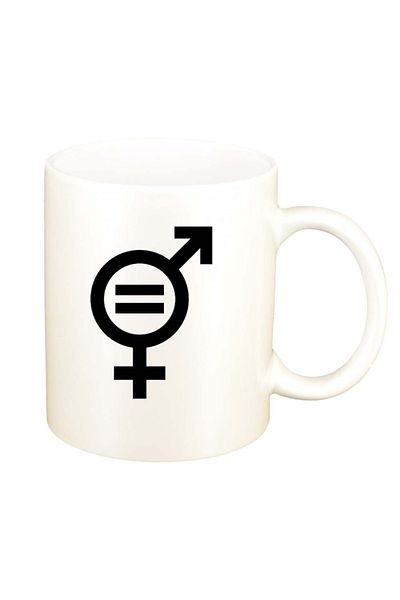 INOVATIX Cana alba personalizata, Gender Sign, D989, INOVATIX®. 330ml