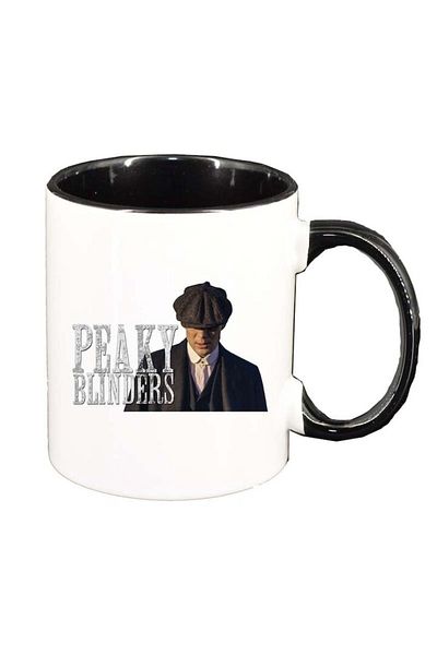 INOVATIX Cana alba personalizata, Peaky Blinders, interior negru, D1309, INOVATIX®. 330ml