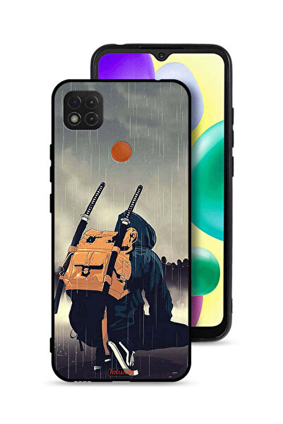 Tolwak غطاء حماية لهاتف شاومي ريدمي 10A بتصميم سيف ساموراي رقمي