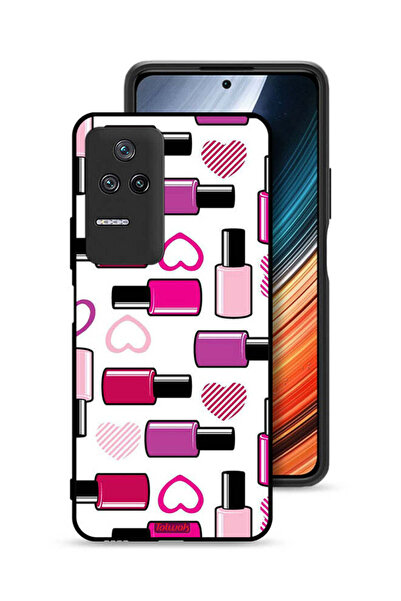 Tolwak Xiaomi Poco F4 Protective Case Cover Lipstick Lover