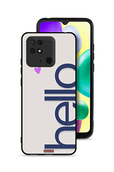 Tolwak Xiaomi Redmi 10C Protective Case Cover Hello