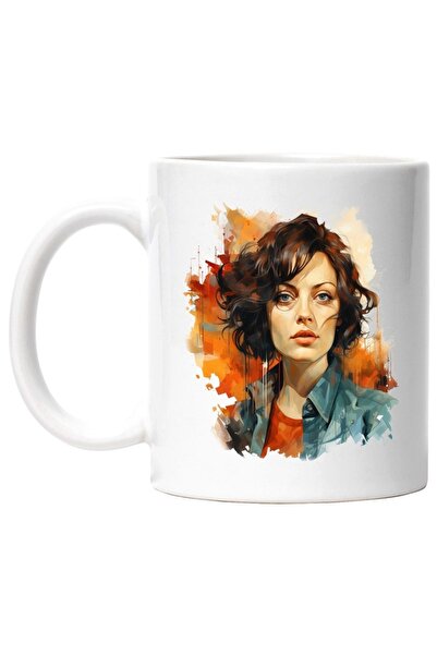 INOVATIX Cana alba personalizata, Jennifer Connelly, Actrita, Vedeta, Film, H...