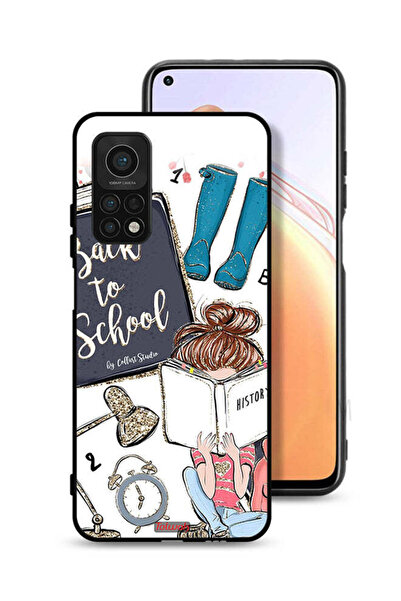 Tolwak غطاء حماية لهاتف Xiaomi Mi 10T Pro 5G بطبعة فتاة العودة إلى المدرسة تق...