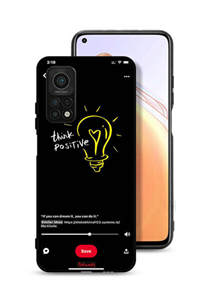 Tolwak غطاء حماية لهاتف Xiaomi Mi 10T 5G - فكر بإيجابية