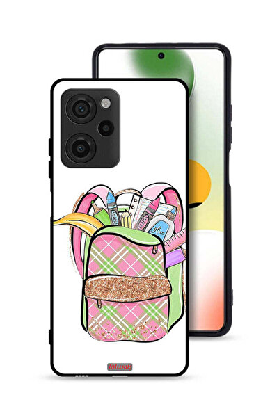 Tolwak جراب حماية Xiaomi Poco X5 Pro بتصميم حقيبة فتاة وحيد القرن