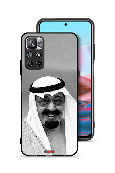 Tolwak غطاء حماية لهاتف شاومي ريدمي نوت 11 4G صورة الملك عبد الله مبتسمًا