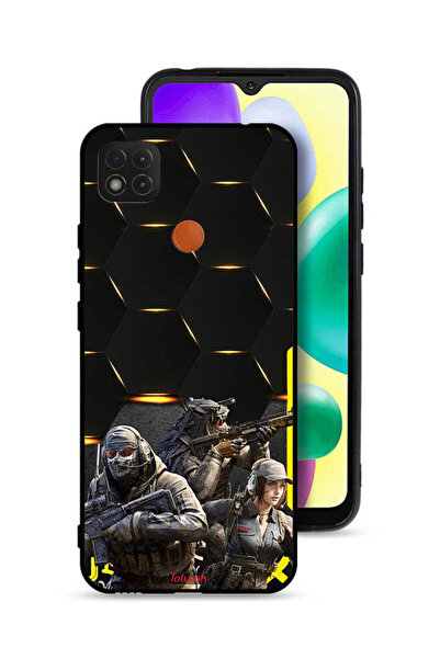 Tolwak غطاء حماية لهاتف Xiaomi Redmi 9C بخلفية Cyberpunk