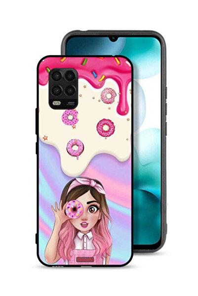 Tolwak غطاء حماية لهاتف شاومي مي 10 لايت 5G يحمل دونات