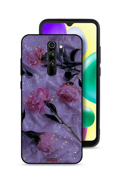 Tolwak غطاء حماية لهاتف شاومي ريدمي نوت 8 برو - ورود لامعة