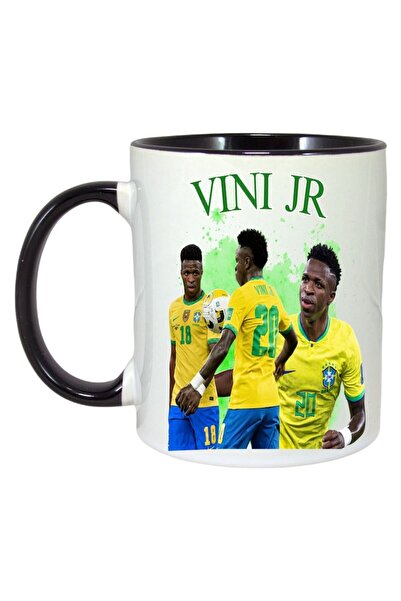 INOVATIX Cana Alba Personalizata, Nini Jr Brasil, Maner Si Interior Negru, ®....