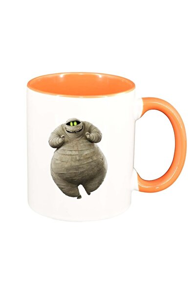 INOVATIX Cana alba personalizata, Ghost, interior portocaliu, D372, INOVATIX®...