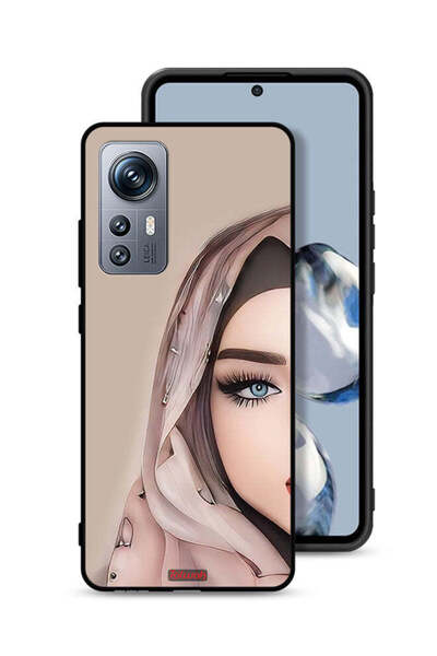 Tolwak غطاء حماية لهاتف Xiaomi 12S بتصميم فتاة نصف وجه