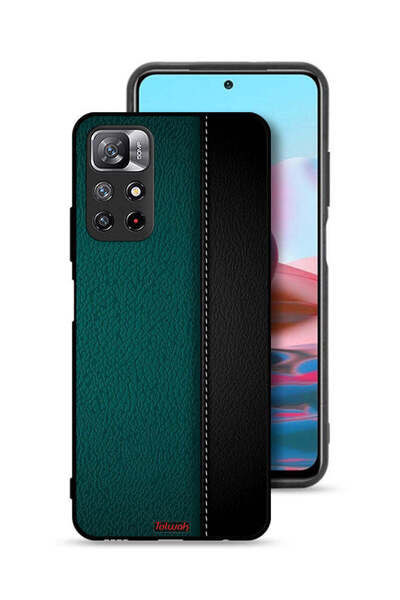Tolwak غطاء حماية جلدي بنمط لهاتف شاومي ريدمي نوت 11 4G