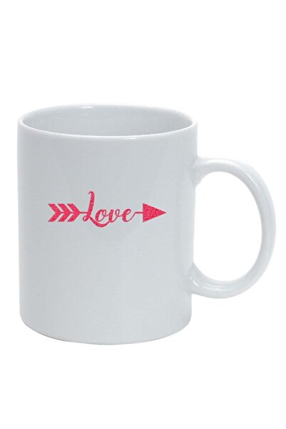 INOVATIX Персонализирана бяла чаша, Love, бяла, D337, INOVATIX®. 330 мл