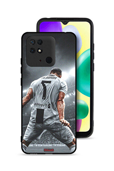 Tolwak غطاء حماية لهاتف شاومي ريدمي 10 سي بطبعة احتفال كريستيانو رونالدو