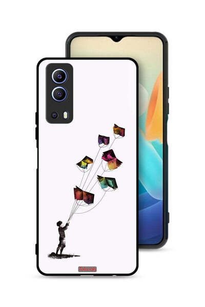 Tolwak غطاء حماية لهاتف Vivo Y72 5G بتصميم طائرات ورقية