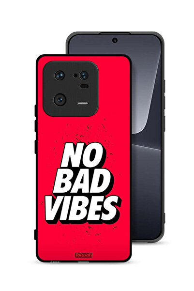 Tolwak Xiaomi 13 Pro Protective Case Cover No Bad Vibes