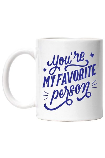 INOVATIX Personalized white mug, for your favorite person with a message in English, INOVATIX®. 330ml