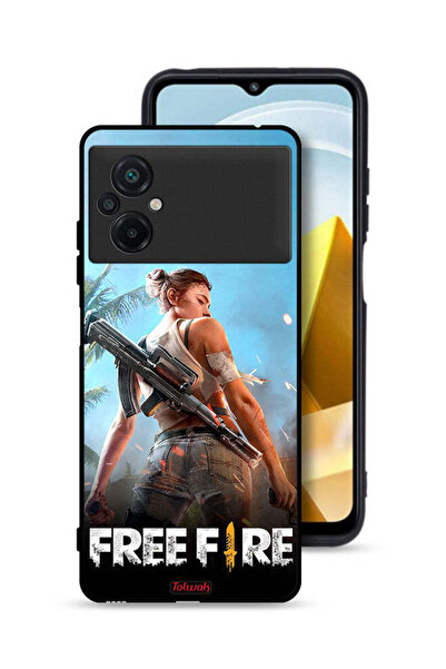 Tolwak غطاء حماية لهاتف شاومي بوكو M5 4G فري فاير