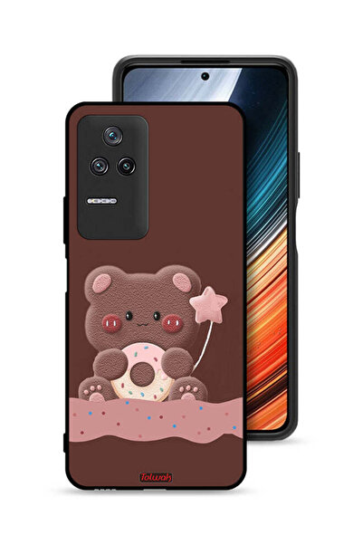 Tolwak غطاء حماية شاومي ريدمي K50 على شكل دب دونات