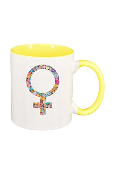 INOVATIX Cana alba personalizata, Σημάδι Φύλου FLowery, εσωτερικός υαλοπίνακα...