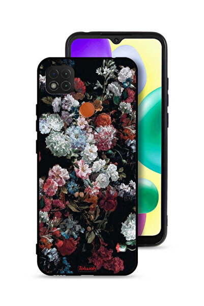 Tolwak غطاء حماية لهاتف شاومي ريدمي 9 سي بنقشة ورود عتيقة