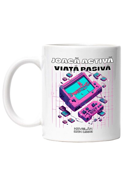 INOVATIX Cana alba personalizata, Joaca activa, viata pasiva. Nivelam din 199...