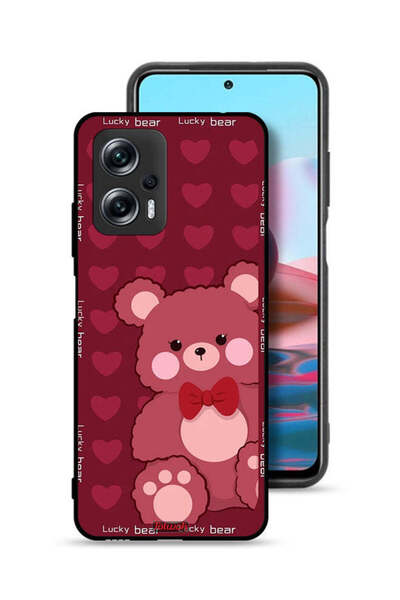 Tolwak غطاء حماية Xiaomi Poco X4 GT الدب المحظوظ