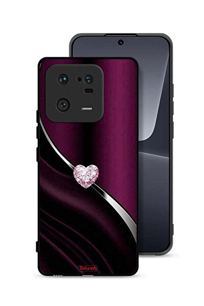 Tolwak غطاء حماية لهاتف Xiaomi 13 Pro بتصميم قلب ماسي