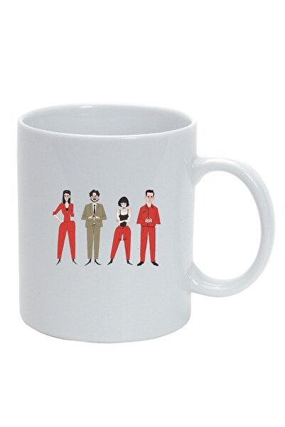 INOVATIX Εξατομικευμένη λευκή κούπα, La Casa De Papel, λευκή, D1484, INOVATIX...