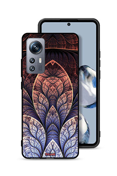 Tolwak غطاء حماية لهاتف Xiaomi 12S بتصميم زهور كسورية تجريدية