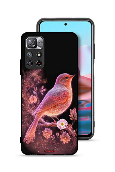 Tolwak غطاء حماية لهاتف شاومي ريدمي نوت 11 4G برسومات طيور لطيفة