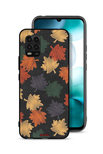 Tolwak غطاء حماية لهاتف شاومي مي 10 لايت 5G برسومات أوراق الخريف