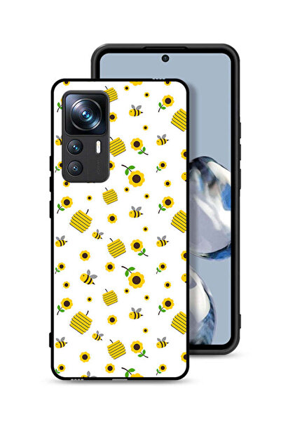 Tolwak غطاء حماية لهاتف شاومي 12T برو بنقشة عباد الشمس والنحل