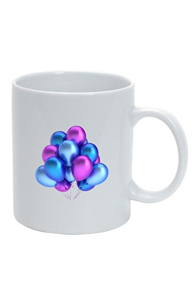 INOVATIX Cana alba personalizata, Balloon, alb, D310, INOVATIX®. 330ml