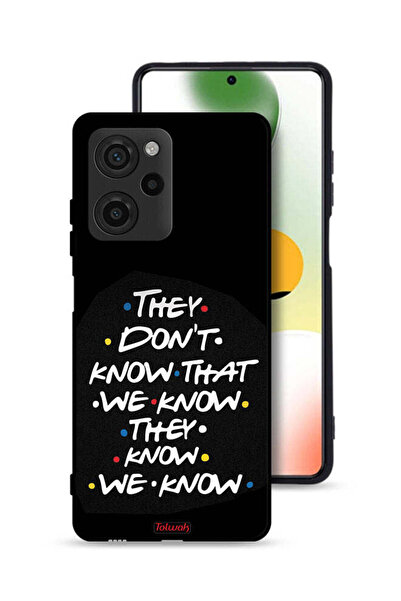 Tolwak غطاء حماية لهاتف Xiaomi Poco X5 Pro لا يعرفون ما نعرفه يعرفون أننا نعرفه