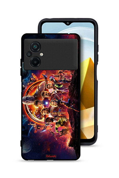 Tolwak Xiaomi Poco M5 4G Protective Case Cover Avengers