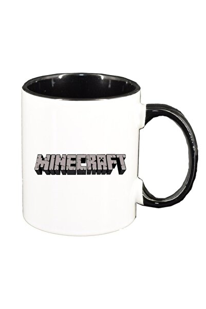 INOVATIX Εξατομικευμένη λευκή κούπα, Minecraft, μαύρο εσωτερικό, D1469, INOVA...