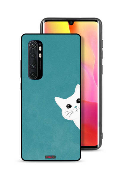 Tolwak غطاء حماية لهاتف شاومي مي نوت 10 لايت بتصميم قطة