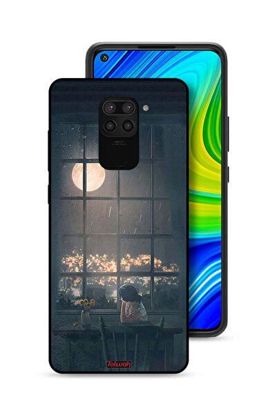 Tolwak غطاء حماية لهاتف شاومي ريدمي نوت 9 بنظرة على فن القمر