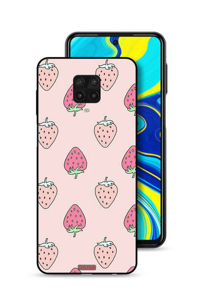 Tolwak غطاء حماية لهاتف شاومي ريدمي نوت 9 برو - أيقونة الفراولة