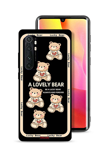 Tolwak غطاء حماية لهاتف شاومي مي نوت 10 لايت - دب جميل