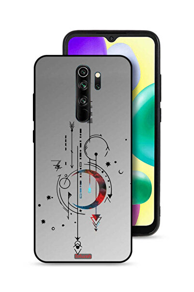 Tolwak غطاء حماية لهاتف شاومي ريدمي نوت 8 برو بنقشة فنية للقمر والسهام