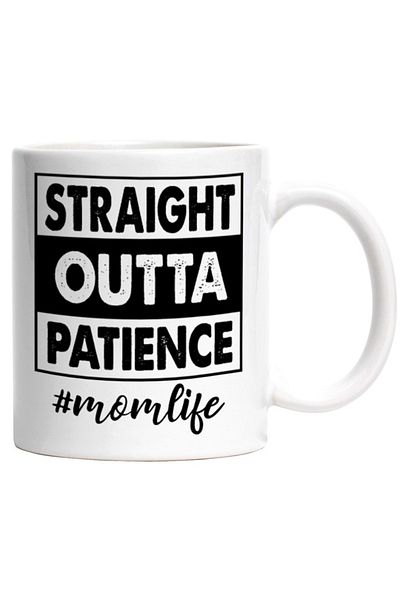 INOVATIX Personalized white mug, for mothers Directly at the end of their patience, INOVATIX®. 330ml