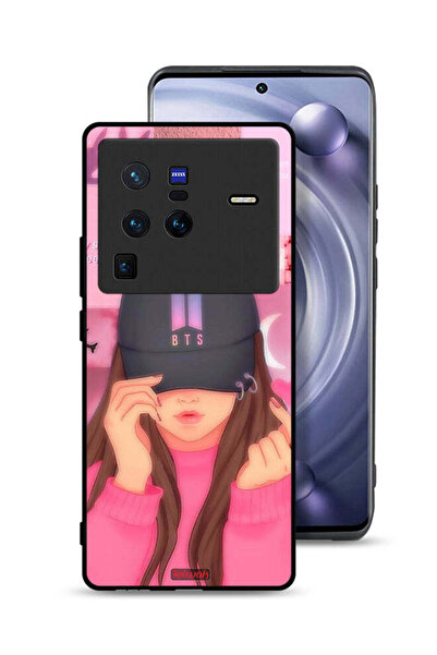 Tolwak غطاء حماية Vivo X80 Pro بتصميم فتاة صغيرة