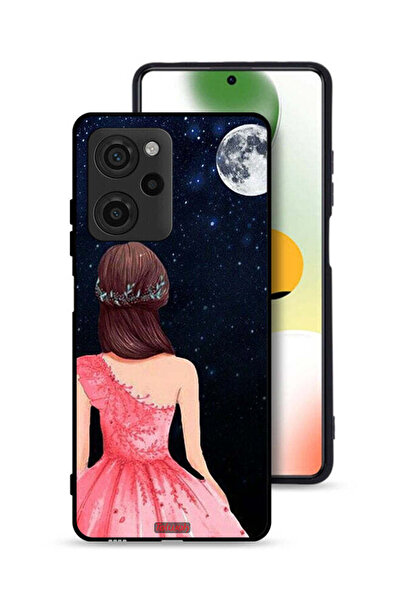 Tolwak غطاء حماية شاومي بوكو X5 برو بتصميم فتاة وقمر